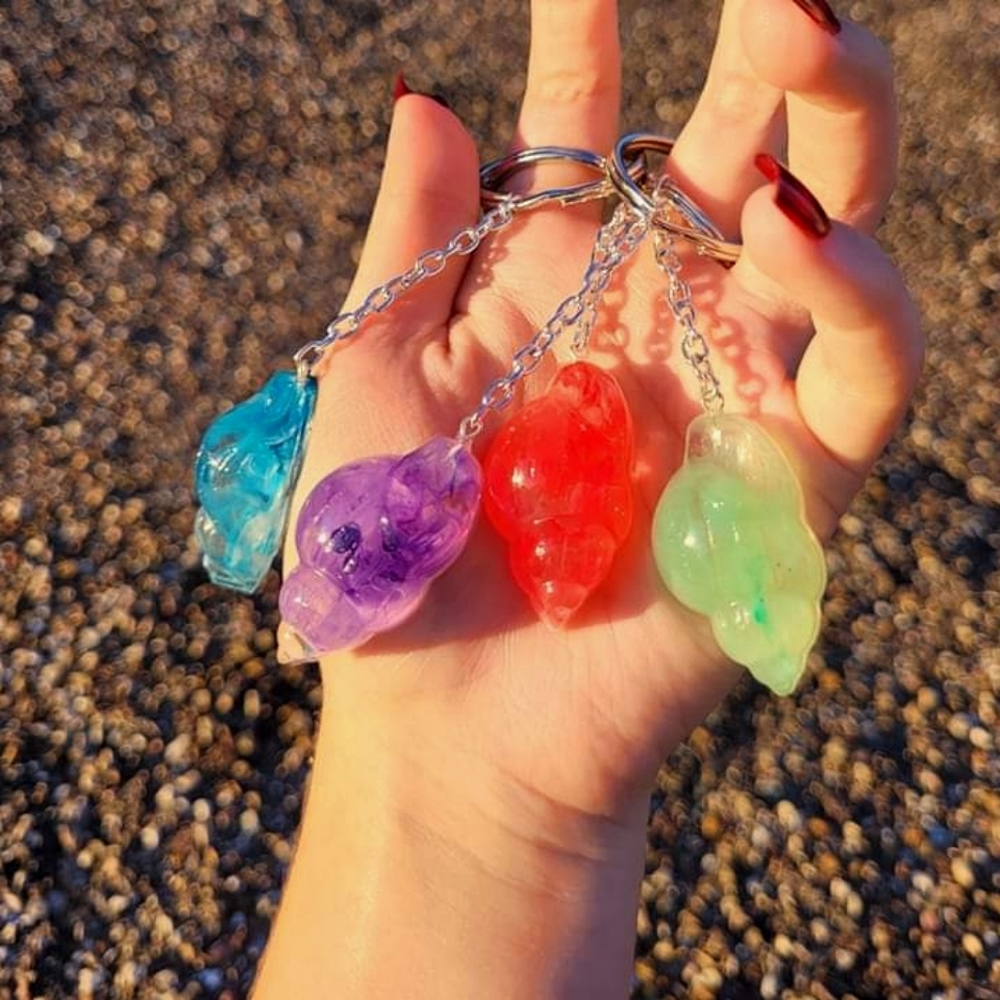 Sea Shell Keychains